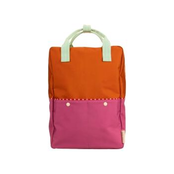 Sticky Lemon  Colourblocking Backpack - Gravel Orange  Ruksaky a batohy Oranžová