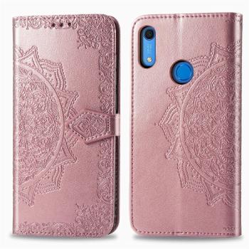 ART Peňaženkový kryt Huawei Y6 2019 / Y6s 2019 ORNAMENT ružový