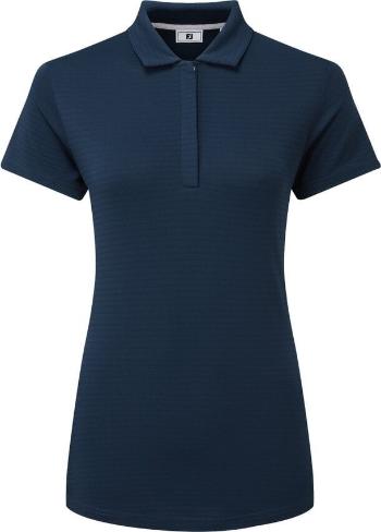 Footjoy Jacquard SS Shirt Womens Navy L Polo košeľa