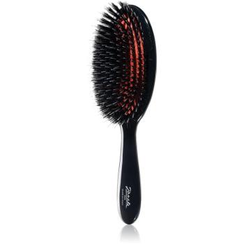 Janeke Black Line Professional air-cushioned brush oválna kefa na vlasy 22,5 cm 1 ks