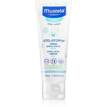 Mustela Bébé Stelatopia zvláčňujúci krém na tvár pre deti od narodenia 40 ml