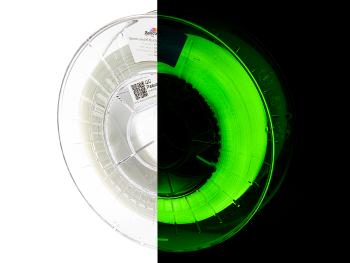 Spectrum 80536 3D filament, PET-G glow in the dark, 1,75mm, 500g, yellow-green