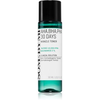 Some By Mi AHA∙BHA∙PHA 30 Days Miracle zjemňujúce a hydratačné tonikum 30 ml