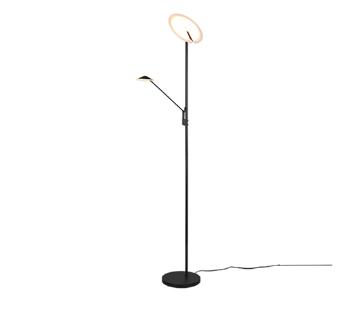 LED stojaca lampa Trio Brantford čierna 425610232