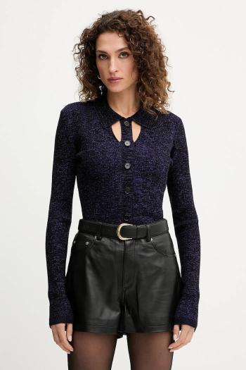 Sveter s prímesou vlny Patrizia Pepe fialová farba, ľahký, 8K0302 K269