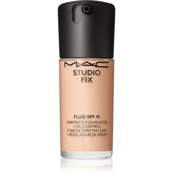 MAC Cosmetics Studio Fix Fluid SPF 15 24HR Matte Foundation + Oil Control zmatňujúci make-up SPF 15 odtieň N4.5 30 ml