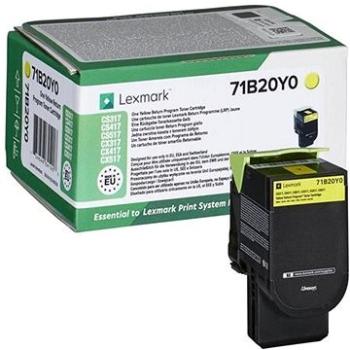 LEXMARK 71B20Y0 žltý