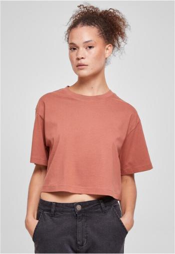 Urban Classics Ladies Short Oversized Tee terracotta - 3XL