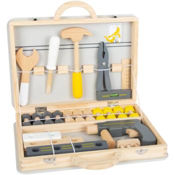 Small foot Miniwob Tool Case sada hračiek z dreva 3 y+ 44 ks