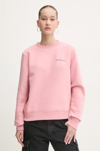 Mikina Guess Jeans dámska, ružová farba, s potlačou, W4YQ07 KC811