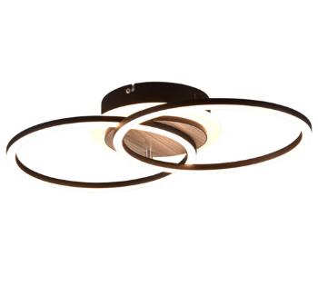 LED stropné osvetlenie Reality Giro drevodekor R62783635