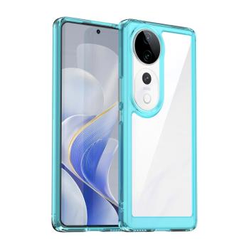 CRYSTAL Ochranný obal pre Vivo V40 5G tyrkysový