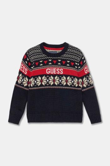 Sveter Guess tmavomodrá farba, tenký, N4BR04 Z2NN0