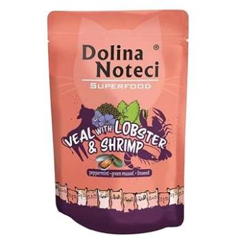 Dolina Noteci Superfood teľacie mäso s homárom a krevetami 80 % mäsa 85 g (5902921304739)