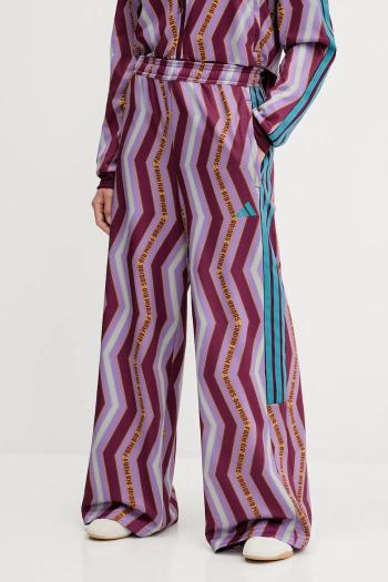Tepláky adidas x Farm Rio červená farba, vzorovaná, JL8616