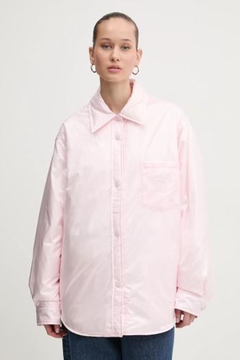 Bunda Miss Sixty dámska, ružová farba, zimná, oversize, 6L4YJ3740000