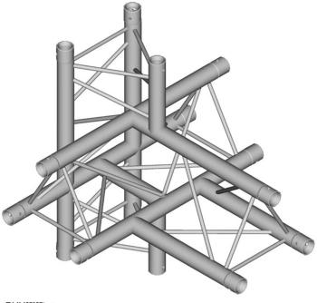 Duratruss DT 23-T51-TUD Trojuholníkový truss nosník