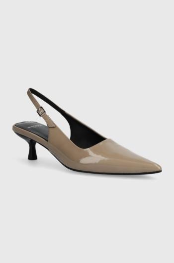 Kožené lodičky Vagabond Shoemakers LYKKE béžová farba, 5714-360-09