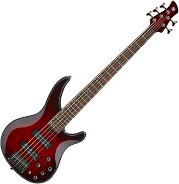 Yamaha TRBX 605 Dark Red Burst 5-strunová basgitara