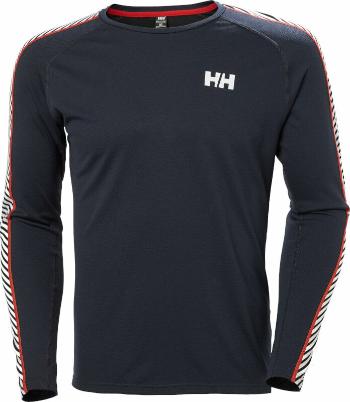 Helly Hansen Men's Lifa Active Stripe Crew Navy XL Technická spodná vrstva