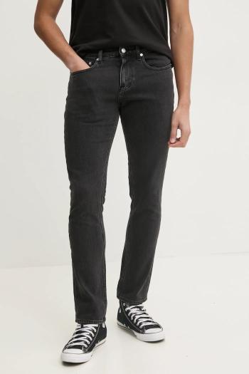 Rifle Tommy Jeans pánske, čierna farba, DM0DM21135