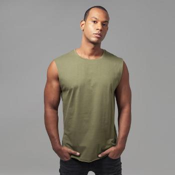 Urban Classics Open Edge Sleeveless Tee olive - XXL