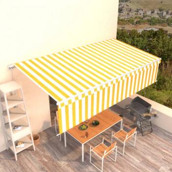 Ručne zaťahovacia markíza s roletou 400x300 cm Dekorhome