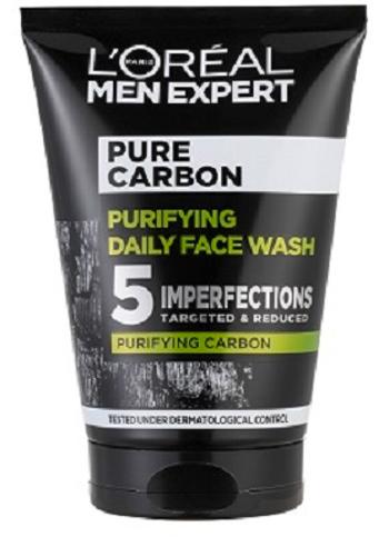 L'ORÉAL PARIS Men Expert Pure Carbon čistiaci gél s aktívnym uhlím 100 ml