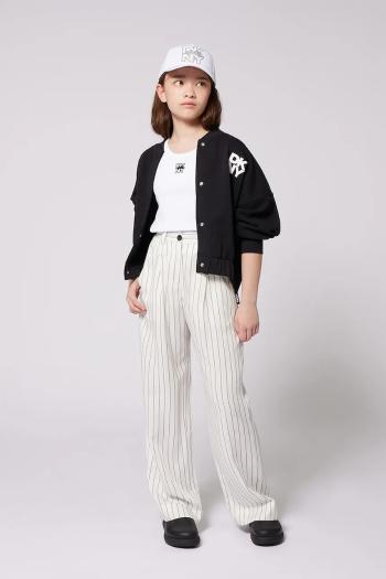 Detská bunda bomber Dkny čierna farba, D62284