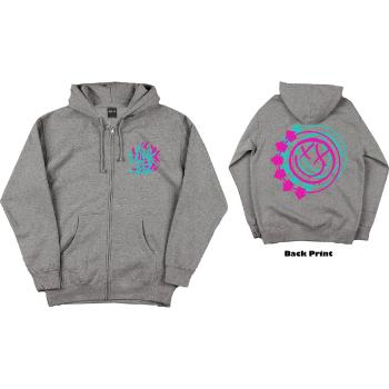 Blink 182 mikina Double Six Arrow Smiley Šedá 3XL