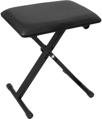 Cascha HH 2081 Kovová klavírna stolička Black