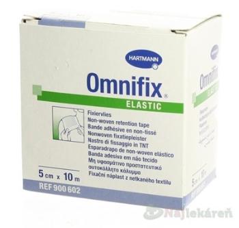 OMNIFIX ELASTIC hypoalergénna náplasť fixačná z netkaného textilu (5cmx10m) 1ks