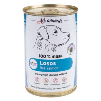 ALL ANIMALS konzerva losos mletý pre psov 400 g