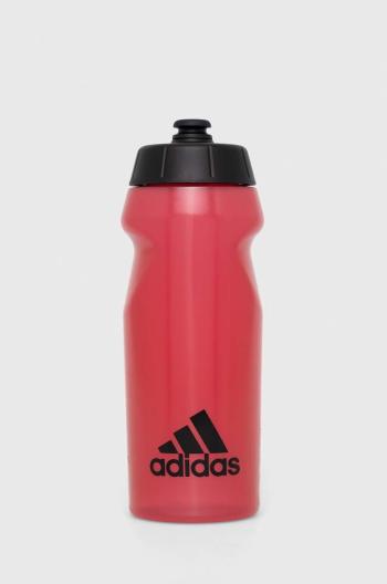 Fľaša adidas Performance 500 ml červená farba, HT3524