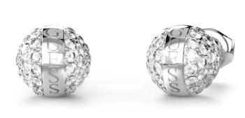 Guess Trblietavé oceľové náušnice so zirkónmi Calypso JUBE04459JWRHT/U