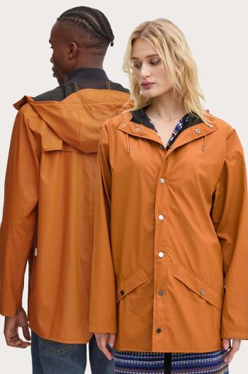 Nepremokavá bunda Rains Jacket W3 oranžová farba, prechodná, 12010-63