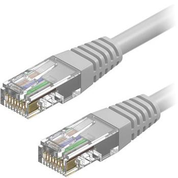 AlzaPower Patch CAT5E UTP crossed 1 m sivý (APW-CBP5EUC0010Y)