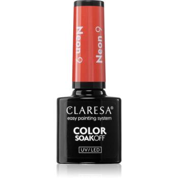 Claresa SoakOff UV/LED Color Neon gélový lak na nechty odtieň 9 5 g