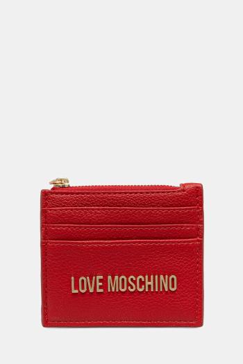 Peňaženka Love Moschino dámska, červená farba, JC5704PP1NLD0500