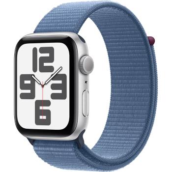 Apple Apple Watch SE (2023) Cellular 44mm curea sport albastră ice