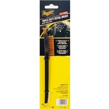 Meguiars Triple Duty Detail Brush - detailingový kartáček se třemi typy štětin (X1130)