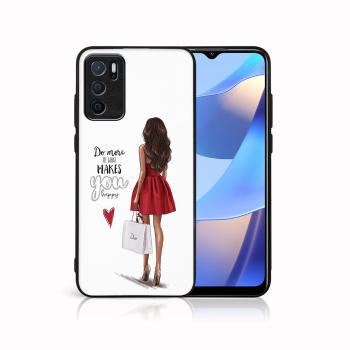 MY ART Ochranný obal  Oppo A16 / A16s RED DRESS (137)