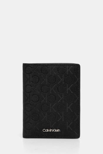 Peňaženka Calvin Klein pánska, čierna farba, K50K512686