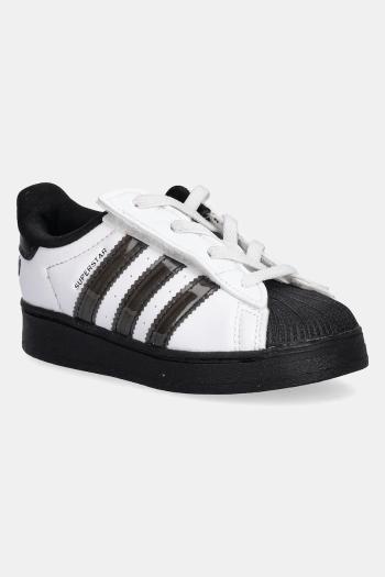 Detské tenisky adidas Originals SUPERSTAR LED LIGHTS biela farba, JS1293