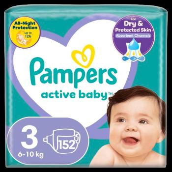 PAMPERS Active Baby MP+ S3 6-10 kg 152 ks