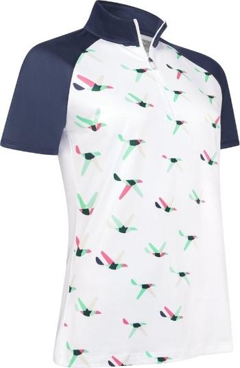 Callaway Birdie Short Sleeve Womens Brilliant White L Polo košeľa