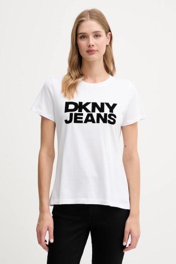Tričko Dkny dámske, biela farba, DJ4T1265