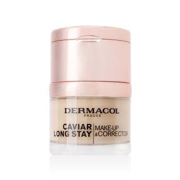 Dermacol Dlhotrvajúci make-up s výťažkami z kaviáru a zdokonaľovací korektor (Caviar Long Stay Make-Up & Corrector) 30 ml 2 Fair