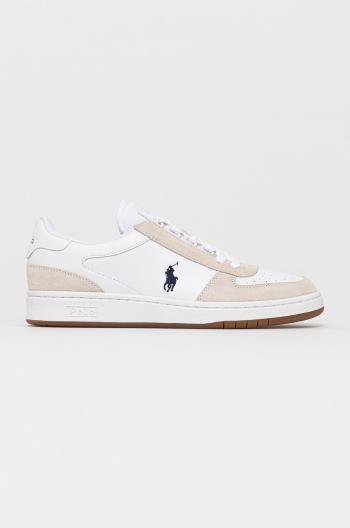 Topánky Polo Ralph Lauren Polo Crt biela farba, 809834463002