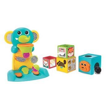 Hrací pult Happy Hoops a skladacie kocky Busy Baby (3021105040002)